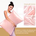 thumbnail image 2 of Unique Bargains 100% Silk Pillow Case Cover Pillowcase, 2 of 8
