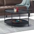 thumbnail image 2 of Simpli Home Monet Industriel 32 Pouces Table Basse en Métal Métal Noir, 2 of 9