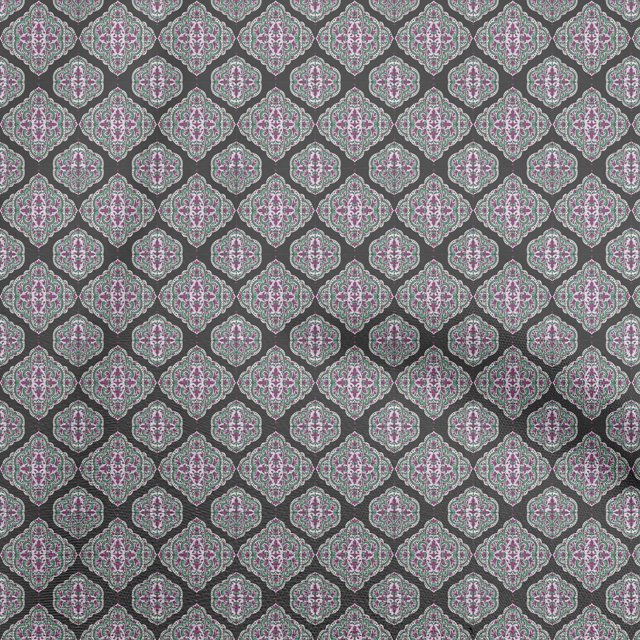 oneOone Cotton Cambric Gray Fabric Damask Sewing Craft Projects Fabric Prints By Yard 56 Inch Wide