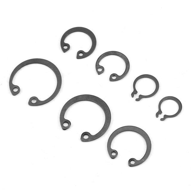 Cergrey 225pcs Internal & External Snap Retaining Ring Circlip Assortment Box Set 18 Sizes, Internal Circlip, Circlip Assortment