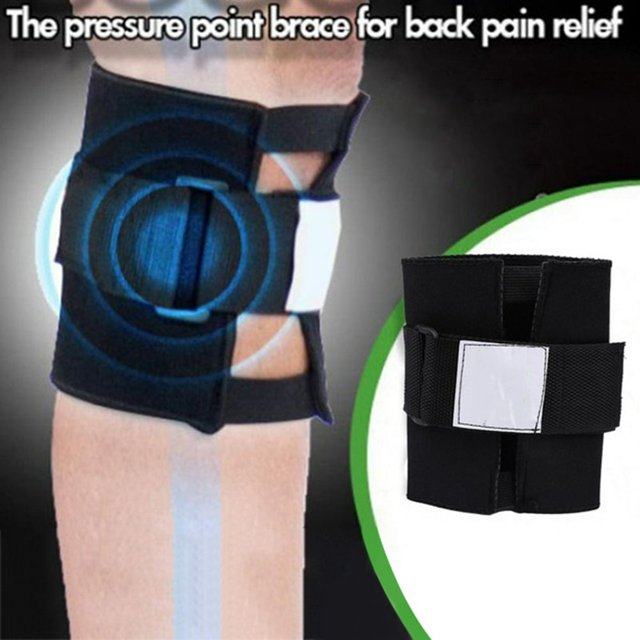 Pressure Point Back Pain Relief Acupressure Sciatic Nerve Leg Knee Brace Support