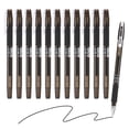 thumbnail image 1 of Uxcell Gel Pen Medium Point 0.5mm, 24 Pack Smooth Black Gel Ink Rollerball Pen for Home Office Writing Note Taking Journaling Business, Style 2, 1 of 6