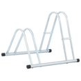 thumbnail image 1 of vidaXL Support de Vélo pour 2 Vélos sur Pied en Acier Galvanisé, 1 of 5