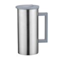 thumbnail image 2 of yuksok Stainless Steel Pitcher Water Jug for Cold Water, Ice Tea, Juice, Grey 1.8L, 2 of 7