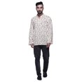 thumbnail image 1 of Atasi Kurta Traditionnel en Coton Imprimé à Col Mandarin pour Hommes Chemise Décontractée, 1 of 5
