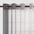 thumbnail image 3 of EGNMCR Curtains, Curtains for Bedroom Faux Grommet Light Filtering Semi Sheer Gradient Window Curtain Gradient curtain, 3 of 6