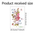 thumbnail image 2 of Romantic Flowers Wall Sticker for Bathroom Toilet Seats Fridge Cupboard Decal, 2 of 8