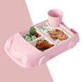 thumbnail image 3 of Tableware Set for Kitchen and Dining Table – Car Shaped Dinner Tray with Separate Plates Cutlery Water Cup Fiber Ideal for Boys and Girls Easy Cleaning Durable Design, 3 of 6