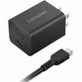 thumbnail image 4 of Lenovo GaN Nano 65W Adapter - 65 W - 5.9 ft (1.80 m) Cable - 120 V AC, 230 V AC Input - 5 V DC, 9 V DC, 15 V DC, 20 V DC Output - Black, 4 of 4