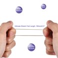 thumbnail image 4 of Unique Bargains Rubber Band, Rubber Elastic Band with Clips for Home Office Brown 600Pcs, 4 of 5