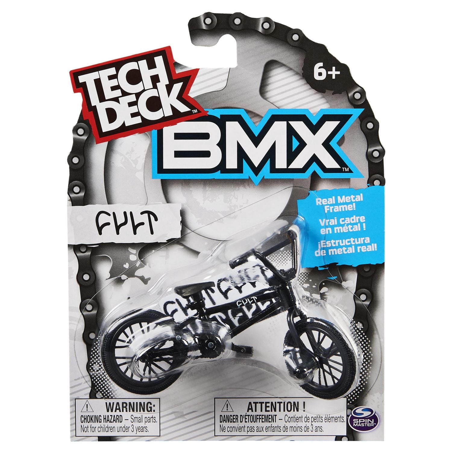 Tech Deck, BMX Finger Bike, Cult Bikes, Collectible and Customizable Mini BMX Bicycle