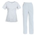 thumbnail image 1 of Women's Scrubs Set Scrub Top and Pants Scrubs Set, 1 of 3