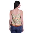 thumbnail image 3 of Moomaya Printed Womens Spaghetti Strap Crop Top Cami Summer Tops, 3 of 5