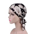 thumbnail image 4 of Chemo Chapeau Impression Foulard Femmes Coton Musulman Turban Stretch Perte de Cheveux Lié Baotou Couvre-Chefs, 4 of 8