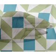 thumbnail image 4 of oneOone Viscose Chiffon Fabric Triangle|Parallelogram & Square Geometric Printed Fabric 1 Yard 42 Inch Wide, 4 of 4