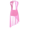 thumbnail image 3 of XUNZOO Robe de Danse Lyrique pour Filles Costume de Danse Ballet Jazz Latin Performance Camisole à Sequins Rose 12, 3 of 6