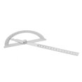 thumbnail image 1 of Protractor Ruler Goniometer Ruler Stainless Steel Angle Finder 0-180 Degree Stainless Steel Protractor Goniometer Angle Finder Gauge 15cm Ruler 150 X 200mm, 1 of 8