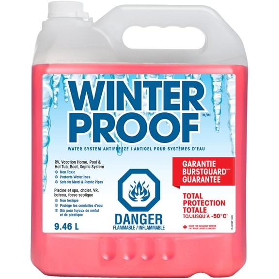 WinterProof™ - All Purpose Water System Antifreeze with BurstGuard™ Guarantee -50°C