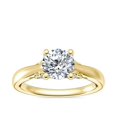 thumbnail image 1 of 1.20 Carat Excellent Round Cut Natural Diamond Beautiful Solitaire Bridal Ring for Bride Solid 14K Yellow Gold Size 5, 1 of 8