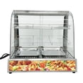thumbnail image 1 of PreAsion Présentoir de Comptoir Commercial à 3 Niveaux pour Réchauffer les Aliments, Réchauffeur de Pizza avec Éclairage LED, Température Réglable 110V, 1 of 11