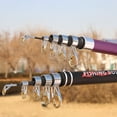 thumbnail image 1 of ziyahi Portable Long Section Fishing Rods Tight Rod Section Angling Equipment for Freshwater Saltwater, 1 of 9