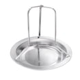 thumbnail image 3 of Amdohai Chicken Roaster Rack Stainless Steel Vertical Roaster Chicken Stand Holder with Drip Pan for Oven, 3 of 6