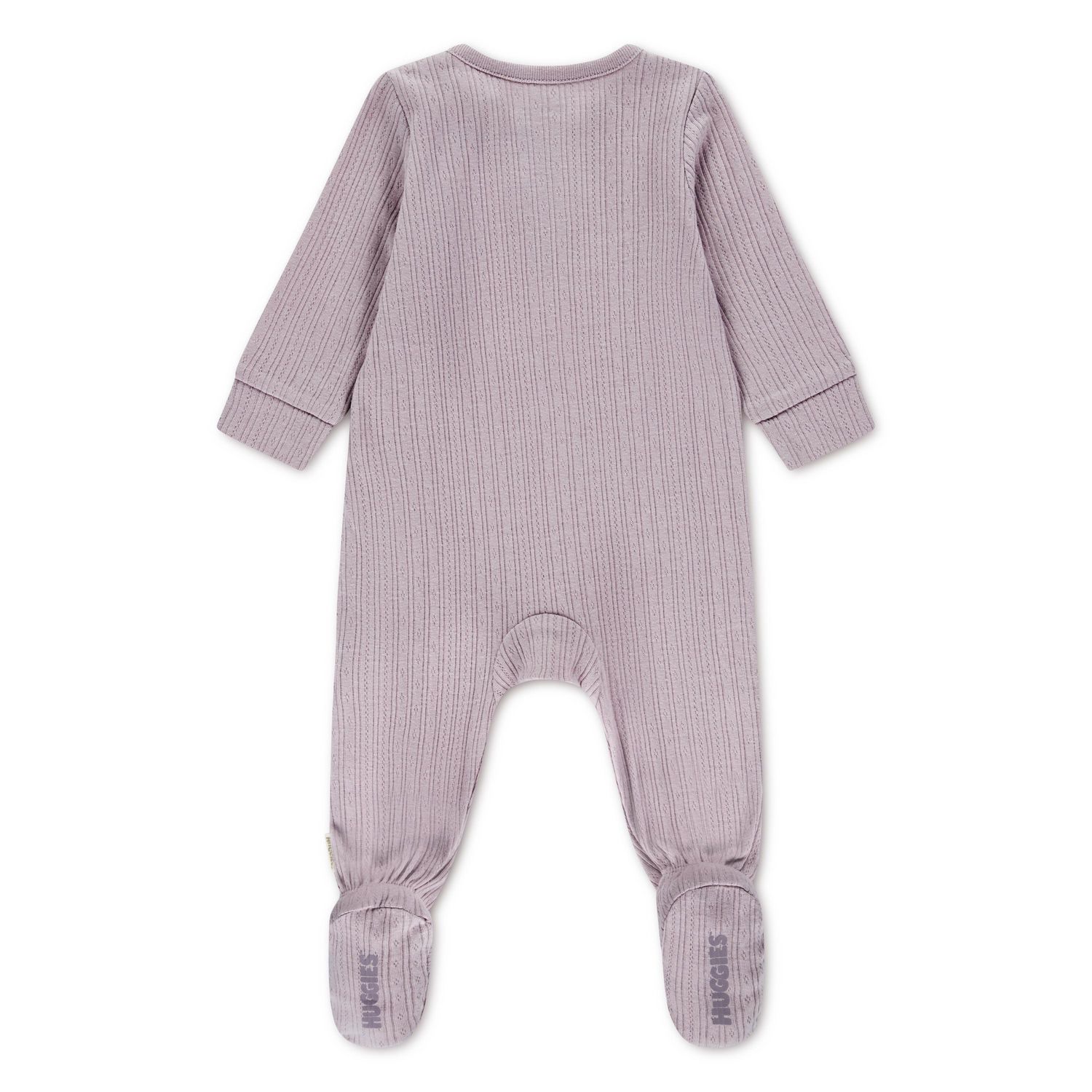 Grenouillère à pieds Huggies® en coton biologique pour bébé fille