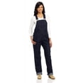 thumbnail image 2 of Dickies Salopette à Bavette à Jambe Droite Coupe Décontractée pour Femmes, TP, Indigo Foncé Noir, 2 of 8