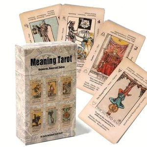Trendy Chess & Jouets de jeu de cartes pour le jeu de carte de Tarot d'enfant 78pcsbox Carte de Tarot avec la carte d'Annotation Jeu pour les débutants pour la maison