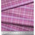 thumbnail image 3 of Soimoi Cotton Duck Fabric Plaid Check Print Fabric by Yard 42 Inch Wide, 3 of 3