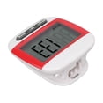 thumbnail image 4 of Walking Pedometer, Lightweight 2 Measure Units Large LCD Screen Easy Data Reading Step Counter  For Exercise Red, 4 of 8