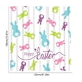 thumbnail image 3 of CaiYueKe Easter Rabbit Pattern Shower Curtain - Waterproof Polyester Fabric Bathroom Decor with 12 Hooks, No Drill Easy Install Washable Hotel Style Modern Bath Linen, 3 of 7