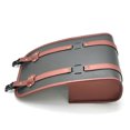 thumbnail image 3 of Becaristey Motorcycle Saddlebag For Bikers PU Leather Large Capacity Convenient And Practical Wear Resistant Black+Brown, 3 of 6