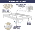 thumbnail image 2 of Steve Silver Nix Queen White Wood Platform Bed, 2 of 11