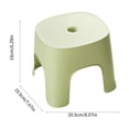 thumbnail image 3 of Leutsin Tall Plastic 1 Step Stool,Plastic Mini Stool for Home,Portable Single Level Step Ladder Foot Stool for Kitchen,Bathroom,Bedroom,and Garage, 3 of 8