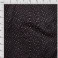 thumbnail image 3 of oneOone Tissu Popeline de Coton Imprimé Floral Bleu & Pêche BTY 56 Pouces de Large, 3 of 4