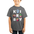 thumbnail image 1 of Kirby Different Abilities Kids Grey T-Shirt, 1 of 2