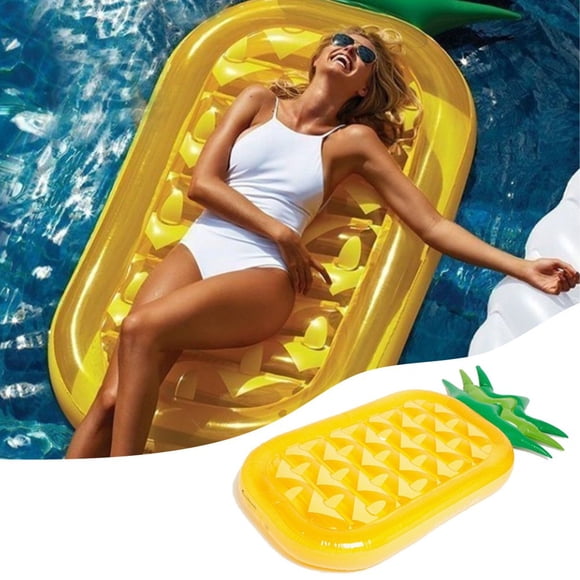 EASTIN Pool Float Raft Giant Inflatable Pineapple Pool Party Float Raft Pool Lounger Summer Beach Swimming Pool Inflatable Floatie Lounge for Adults and Kids
