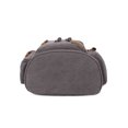 thumbnail image 4 of KAUKKO Vintage Casual Canvas and Leather Rucksack Backpack, 1Grey, 4 of 5