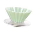 thumbnail image 1 of GROWTH TANK Tasse Filtre à Café en Résine Réutilisable pour Café Filtre Goutte à Goutte pour Camping Voyage Transparente et Verte, 1 of 9