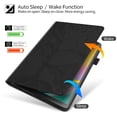 thumbnail image 2 of Tree of Life Embossed Case for ipad Pro 12.9(2024) Stand, Card Slots, Stylus Loop Black, 2 of 5