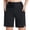 Black, variant on Women's 7" Swim Board Shorts with Pockets Quick Dry High Waisted Tummy Control Swimsuit Bottom Swim Trunks for Women