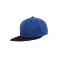 thumbnail image 1 of Top Headwear Flat Bill Adjustable Snapback Cap - Royal/Black, 1 of 2