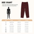 thumbnail image 3 of Xecao Baiser Lèvres Rouges Aguichant pour Pantalon de Pyjama pour Femme avec Taille à Cordon et Poches Latérales Pantalon de Détente Léger pour Dormir - X-Grand, 3 of 6