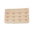 thumbnail image 1 of Baohd Extension Strap Bra Extenders Buckle 4 Hook Breathable Practical Accessories Adjustable Replacement 3 Rows Underwear light golden flesh, 1 of 6