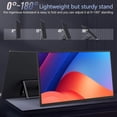 thumbnail image 3 of External Second Screen, 3 Modes Lightweight 2K HD Multimedia Interface Eye Friendly Portable Display with Stand for Phone for Game Console, 3 of 8