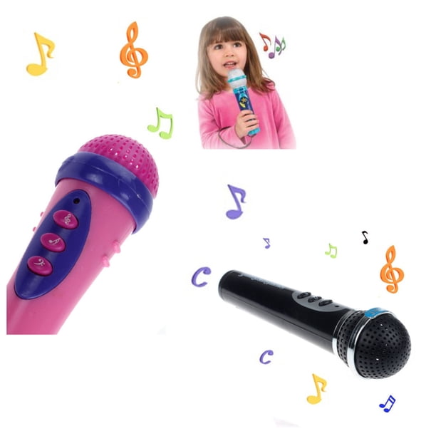 Microphone Karaoké Enfant - FOLAYA - Sans fil - Batterie - Bleu