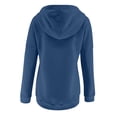 thumbnail image 5 of EQWLJWE Womens 2023 Hooded Snap Button Collar Drawstring Hoodies Pullover Sweatshirts Fall Long Sleeve Tops Shirts with Pocket Plus Size Oversized Sweatshirts For Women Halloween, 5 of 5