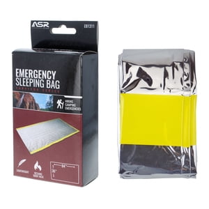 Sac de couchage d'urgence Mylar chaleur isolée léger Poids 84x36 1 cm