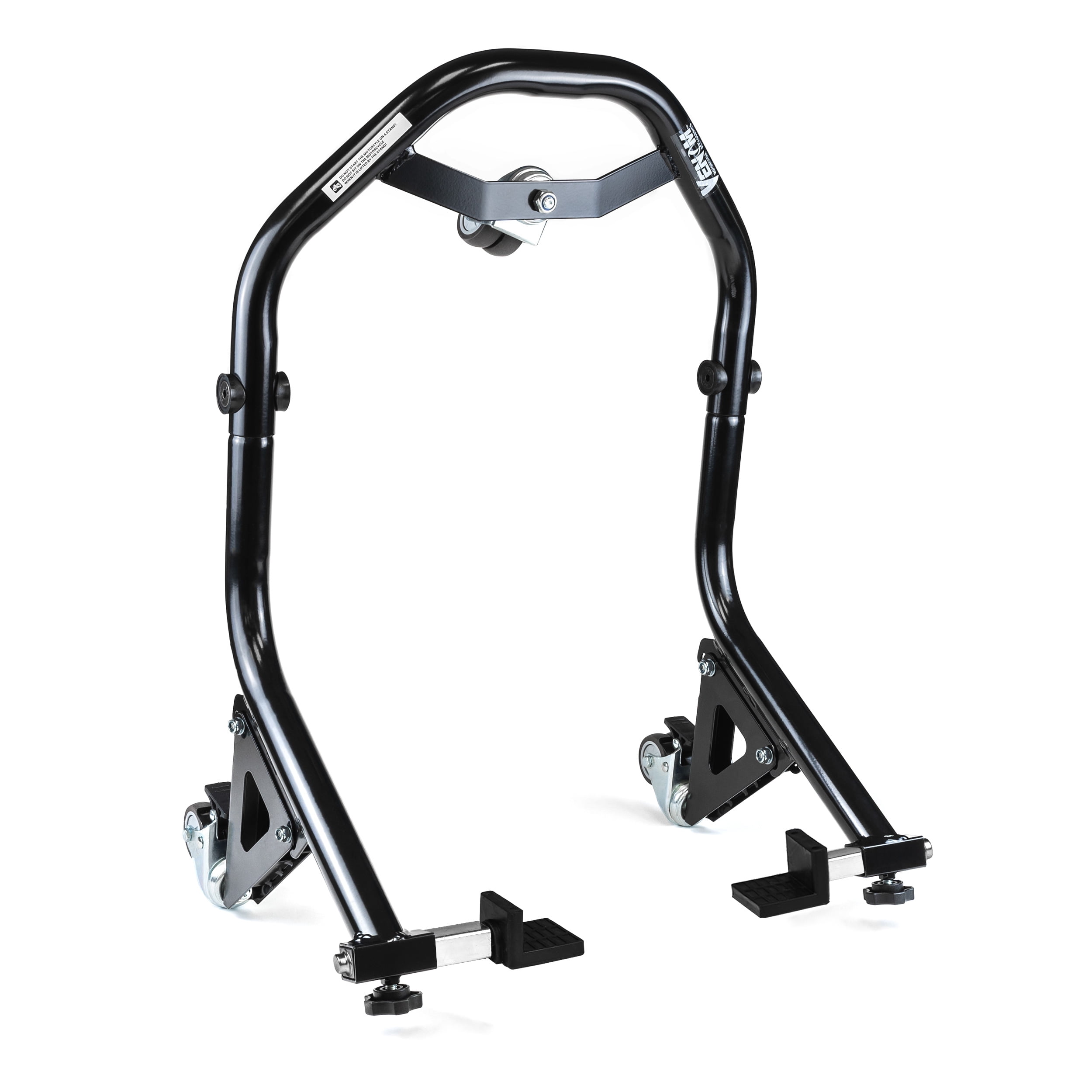 Venom Rear Lift Stand, Black, Motorcycle Jack Dolly Stand, Paddle Lift Attachments, Compatible with 2008-2009 Suzuki SV650SF ABS